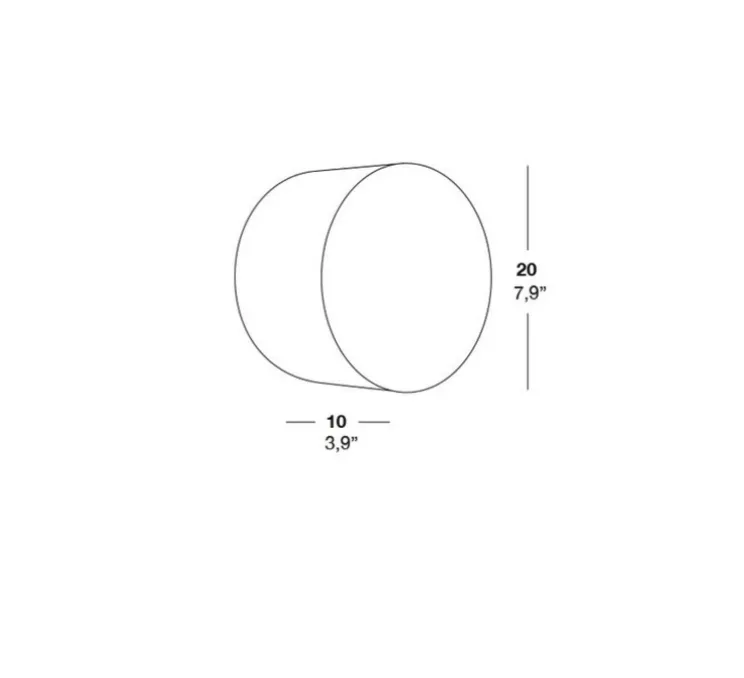 Applique, plafonnier, GEA 20 A, hêtre naturel, LED, Ø20cm, H10cm - LZF