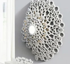 Applique, plafonnier, Notredame, blanc, L83cm, Ø98cm, H11cm, 1520lm, 3000K - KARMAN