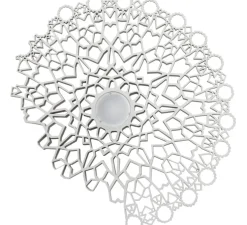 Applique, plafonnier, Notredame, blanc, L83cm, Ø98cm, H11cm, 1520lm, 3000K - KARMAN