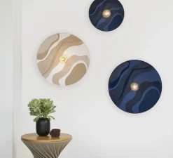 Applique, plafonnier, Sonia Laudet D40 , malachite sable, Ø40cm, H40cm - Market Set