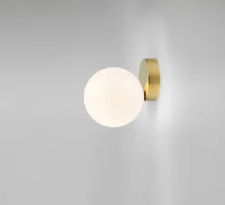 Applique, plafonnier, Tip of the Tongue, blanc et laiton, L20cm, H19,8cm - Anastassiades Studio