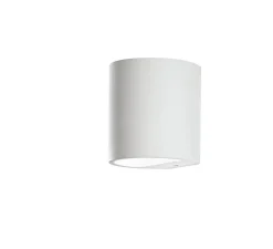 Applique plâtre, Vertbois, prêt à peindre, Kenza, blanc, Ø11cm, H11,5cm - Nedgis