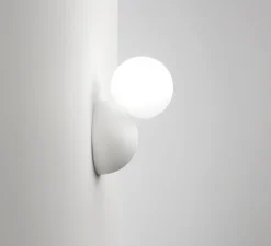 Applique plâtre, Vertbois, prêt à peindre, Suzanne, blanc, L10cm, H19cm - Nedgis