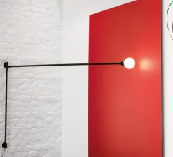 Applique, Potence Pivotante, noir, Charlotte Perriand, LED, 2700K, 900lm, L200cm, H104cm - Nemo Lighting