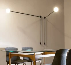 Applique, Potence Pivotante, noir, Charlotte Perriand, LED, 2700K, 900lm, L200cm, H104cm - Nemo Lighting