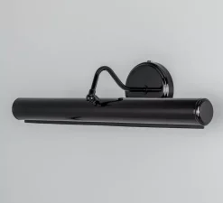 Applique pour tableaux, Belfast, noir brillant, L50,5cm, H13cm - Mullan Lighting