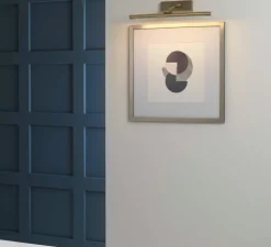 Applique pour tableaux, Goya 460 Led, laiton brossé, LED, 2700k, 821 lm, L46cm, H5,6cm - Astro