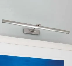 Applique pour tableaux, Goya 760 Led, nickel brossé, LED, 2700K, 1109 lm, L76cm, H5,6cm - Astro