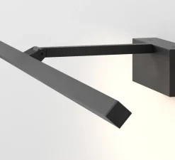 Applique pour tableaux, Mondrian 600, noir mat, LED, 2700K, 214 lm, L60cm, H5,5cm - Astro