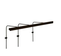 Applique pour tableaux, Wallace 90, noir, LED, dim, 2700K, 927 lm, L95,3cm, H25,6cm - John Cullen