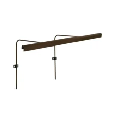 Applique pour tableaux, Wallace 60, bronze, LED, dim, 2700K, 618 lm, L63,3cm, H15,6cm - John Cullen