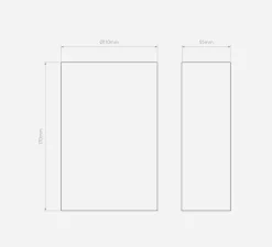 Applique, Serifos 170, plâtre, blanc, LED, L11cm, H17cm - Astro