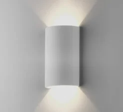 Applique, Serifos 220, plâtre, blanc, LED, L14cm, H22cm - Astro