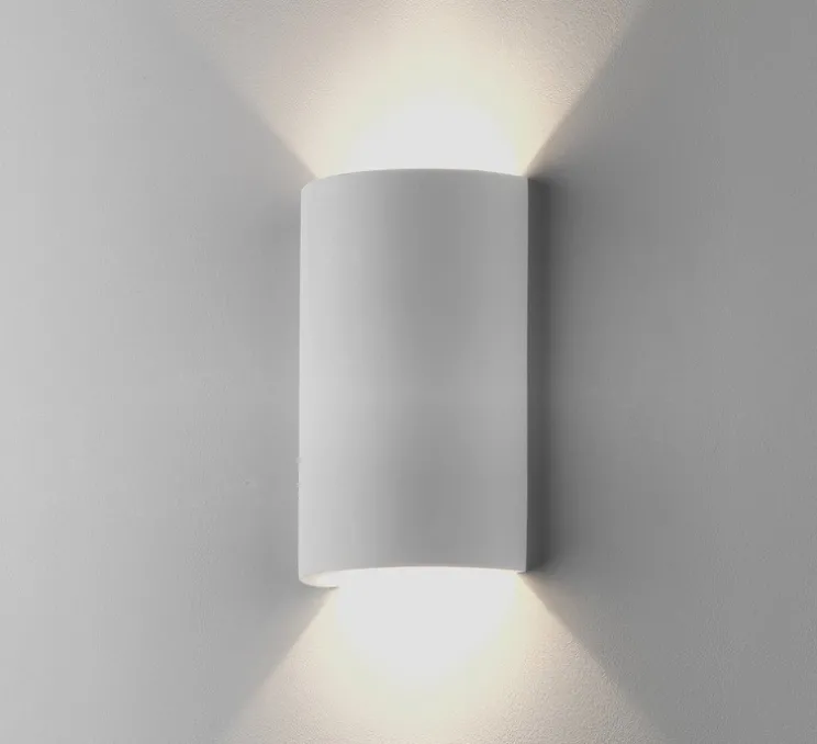 Applique, Serifos 220, plâtre, blanc, LED, L14cm, H22cm - Astro