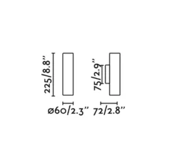 Applique, Stan, terracotta, L6cm, H22,5cm - Faro