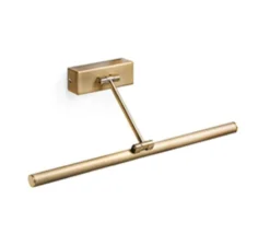 Applique tableau , Magritte, laiton, LED, 3000K, 750lm, L60cm, H5cm - FARO