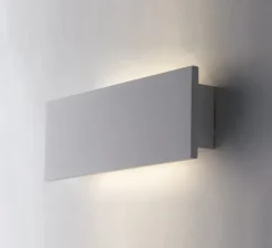 Applique, Vertbois, plâtre, prêt à peindre, Anaïs S, blanc, LED, 3000/4000K, 680 lm, L22cm, H8cm - Nedgis