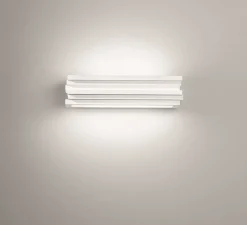 Applique, Vertbois, plâtre, prêt à peindre, Claire 37, blanc, L37cm, H11cm - Nedgis