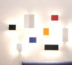 Applique, Volet Pivotant Plié, Blanc, LED, 3000K, 826lm, L26cm, H34cm - Charlotte Perriand - Nemo Lighting