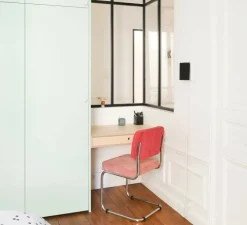 Applique, Volet Pivotant Simple, noir, L17cm, H13cm, interrupteur - Charlotte Perriand - Nemo Lighting