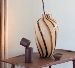 Applique/Lampe à poser, Milan, burgundy, LED, dim, 3000K, Ø6,5cm, H19cm - It's about Romi