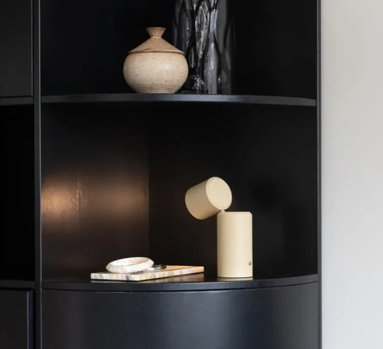 Applique/Lampe à poser, Milan, beige, LED, dim, 3000K, Ø6,5cm, H19cm - It's about Romi