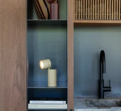 Applique/Lampe à poser, Milan, beige, LED, dim, 3000K, Ø6,5cm, H19cm - It's about Romi