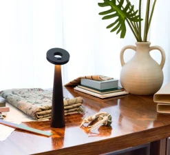 Baladeuse, Angelina, noir, LED, dim, 2200-3000K, 200 - 239 lm, Ø8,5cm, H26cm - Zafferano