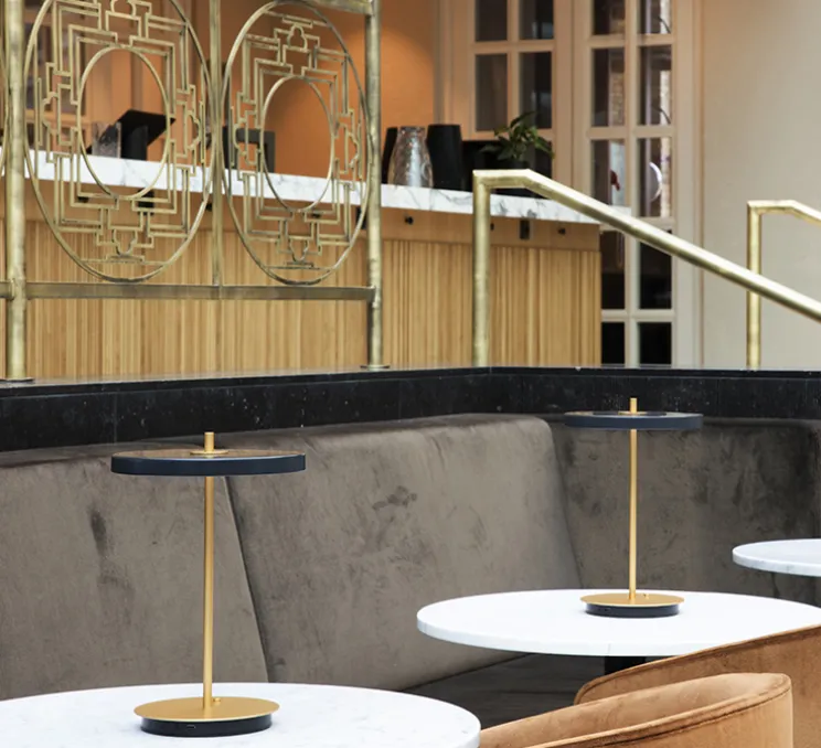 Baladeuse, Asteria Move, anthracite, LED, 3000K, 5-60lm, Ø20cm, H30,6cm - Umage