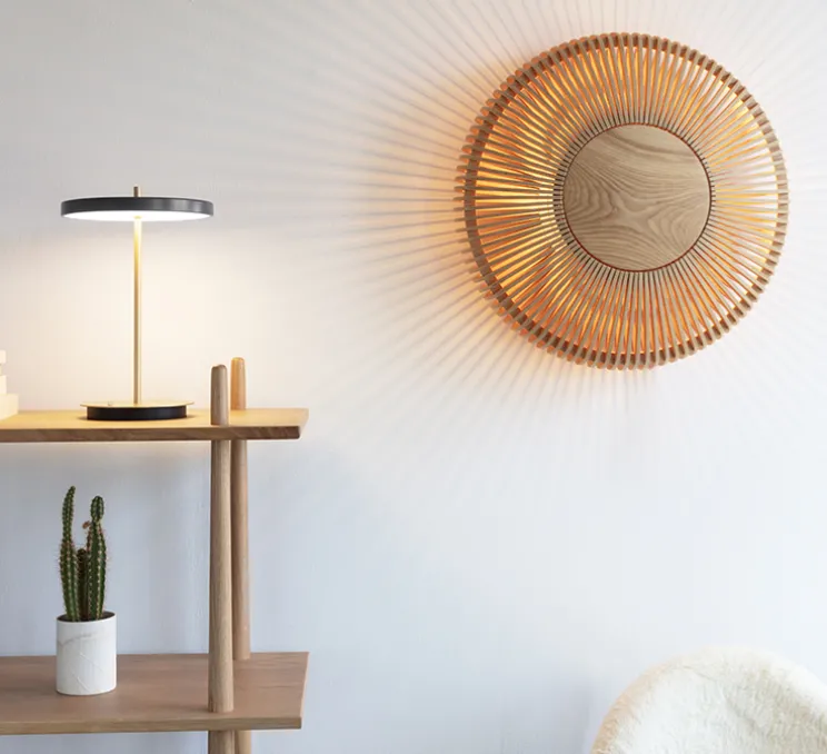 Baladeuse, Asteria Move, anthracite, LED, 3000K, 5-60lm, Ø20cm, H30,6cm - Umage