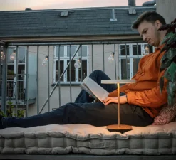 Baladeuse, Asteria Move, blanc perle, LED, 3000K, 5-100lm, Ø20cm, H30,6cm - Umage