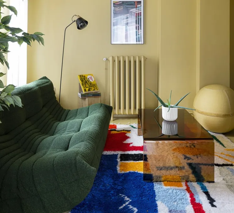 Baladeuse, Bellhop, jaune, LED, 2700K, 109lm, Ø12,5cm, H21cm - Flos