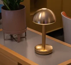 Baladeuse, Bug Gold, or, IP65, LED, dim, 2600K, 52 lm, Ø15cm, H28,7cm - Humble