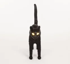 Baladeuse, Chat, Jobby the Cat Lamp, Felix noir, LED, 3300K, lm, L46cm, H42cm - Seletti
