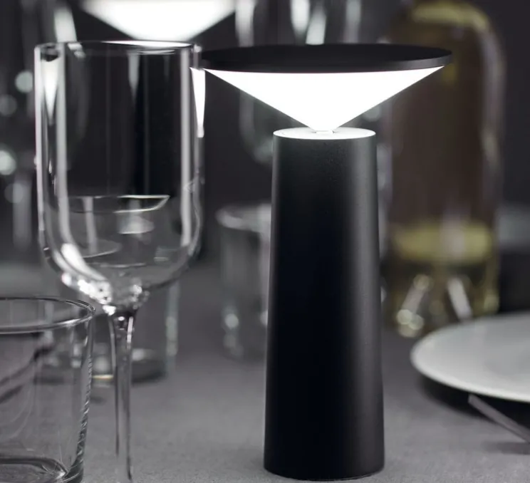 Baladeuse, Cocktail orientable, noir, LED, dim, 2700k, 154 lm, Ø12,8cm, H21,5cm - LEDs C4