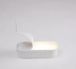 Baladeuse, Daily Glow Sardina, boîte de sardines, blanc, LED, 3000K, 35lm, L18cm, H16,5cm - Seletti