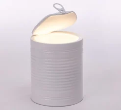 Baladeuse, Daily Glow Tomato, boîte de conserve, blanc, LED, 3000K, 35lm, L18cm, H16,5cm - Seletti