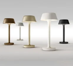 Baladeuse, d'extérieur, Firefly In The Sky, noir satiné, IP65, LED, dim, 2700K, 134 lm, Ø12,4cm, H26,5cm - Panzeri