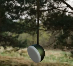 Baladeuse, d'extérieur, Sphere Adventure, vert profond, IP67, LED, dim, 2700K-3300K, 350 lm, Ø14cm, H9,5cm - New Works