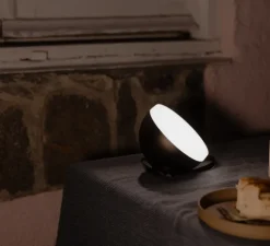 Baladeuse, d'extérieur, Sphere Adventure, bronze foncé, IP67, LED, dim, 2700K-3300K, 350 lm, Ø14cm, H9,5cm - New Works