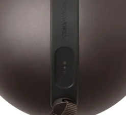 Baladeuse, d'extérieur, Sphere Adventure, bronze foncé, IP67, LED, dim, 2700K-3300K, 350 lm, Ø14cm, H9,5cm - New Works