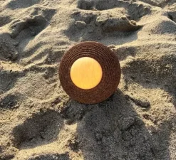 Baladeuse d'extérieur, Terra S, liège, IP67, LED, dim, 3000K, 290 lm, Ø18cm, H20cm - luxcambra