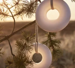 Baladeuse, Donut, blanc, IP44, LED, 2700K,L17cm, H5.5cm - Bolia