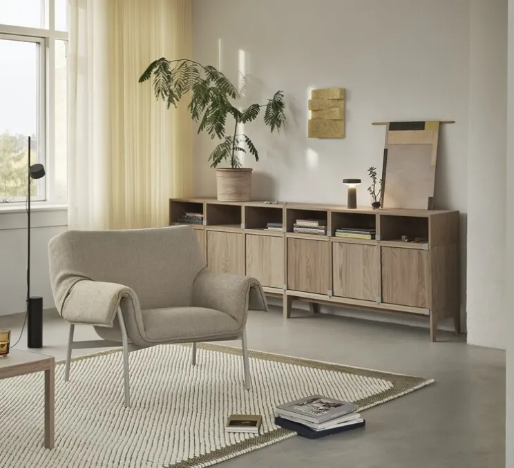 Baladeuse, Ease, taupe, IP54, LED, dim, 2700K, 230 lm, Ø13,2cm, H21,5cm - Muuto