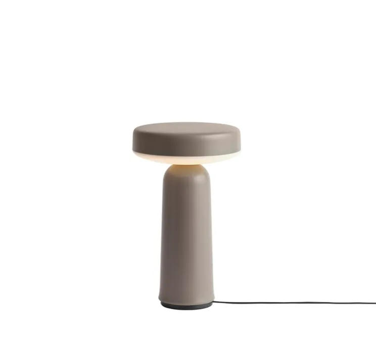 Baladeuse, Ease, taupe, IP54, LED, dim, 2700K, 230 lm, Ø13,2cm, H21,5cm - Muuto