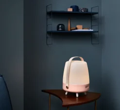 Baladeuse, Enceinte, Lite up play, Rose pastel , LED, 3000K, Ø29cm, H40cm - Kooduu