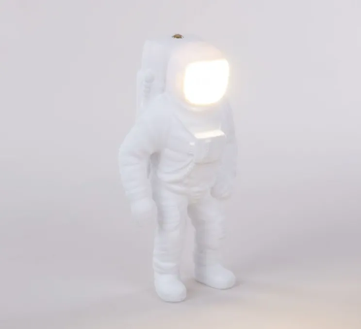 Baladeuse, Flashing Starman, blanc, LED, 2700K, 300lm, L18cm, H22,5cm - Seletti