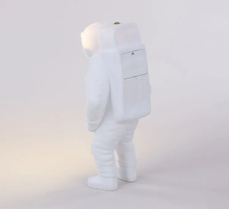 Baladeuse, Flashing Starman, blanc, LED, 2700K, 300lm, L18cm, H22,5cm - Seletti