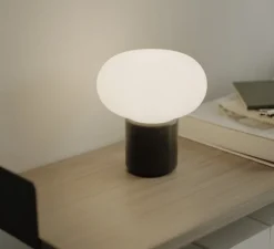 Baladeuse, Karl-Johan, Noir givré, IP67, LED, dim, 2700K, 160 lm, Ø16cm, H18cm - New Works