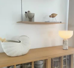 Baladeuse, Kizu, marbre kunis breccia, LED, 2700K, 200lm, Ø18cm, H24cm - New Works